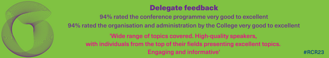 RCR Annual Conference Delegate Feedback