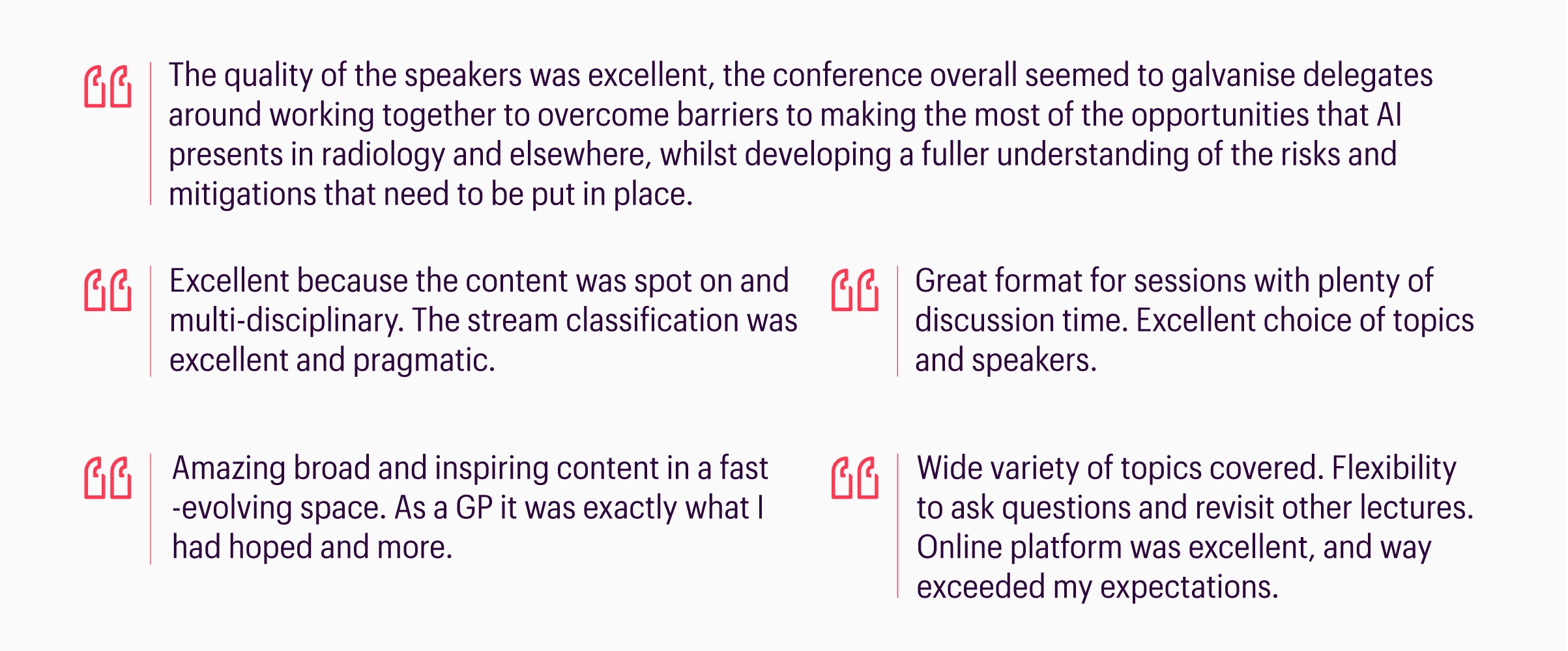 AI Conference in numbers